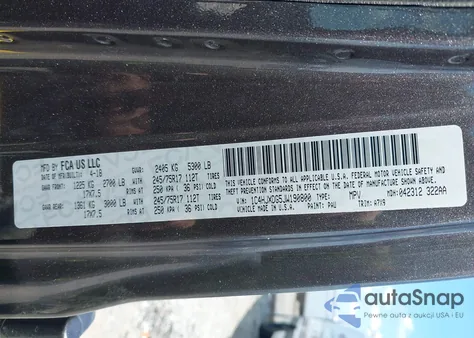 2018 Jeep Wrangler Unlimited Sport S 4X4 from USA, damaged, VIN 1C4HJXDG5JW190800